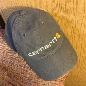 Carhartt Dark Gray Baseball Cap with Yellow Logo